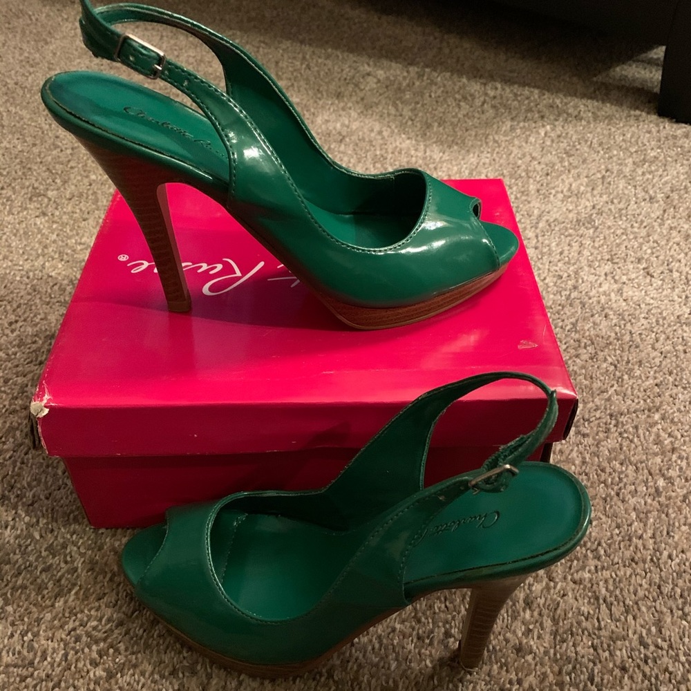 Patton Peeptoe heels